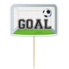 Soccer Cake Toppers, 6 count