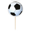 Soccer Cake Toppers, 6 count
