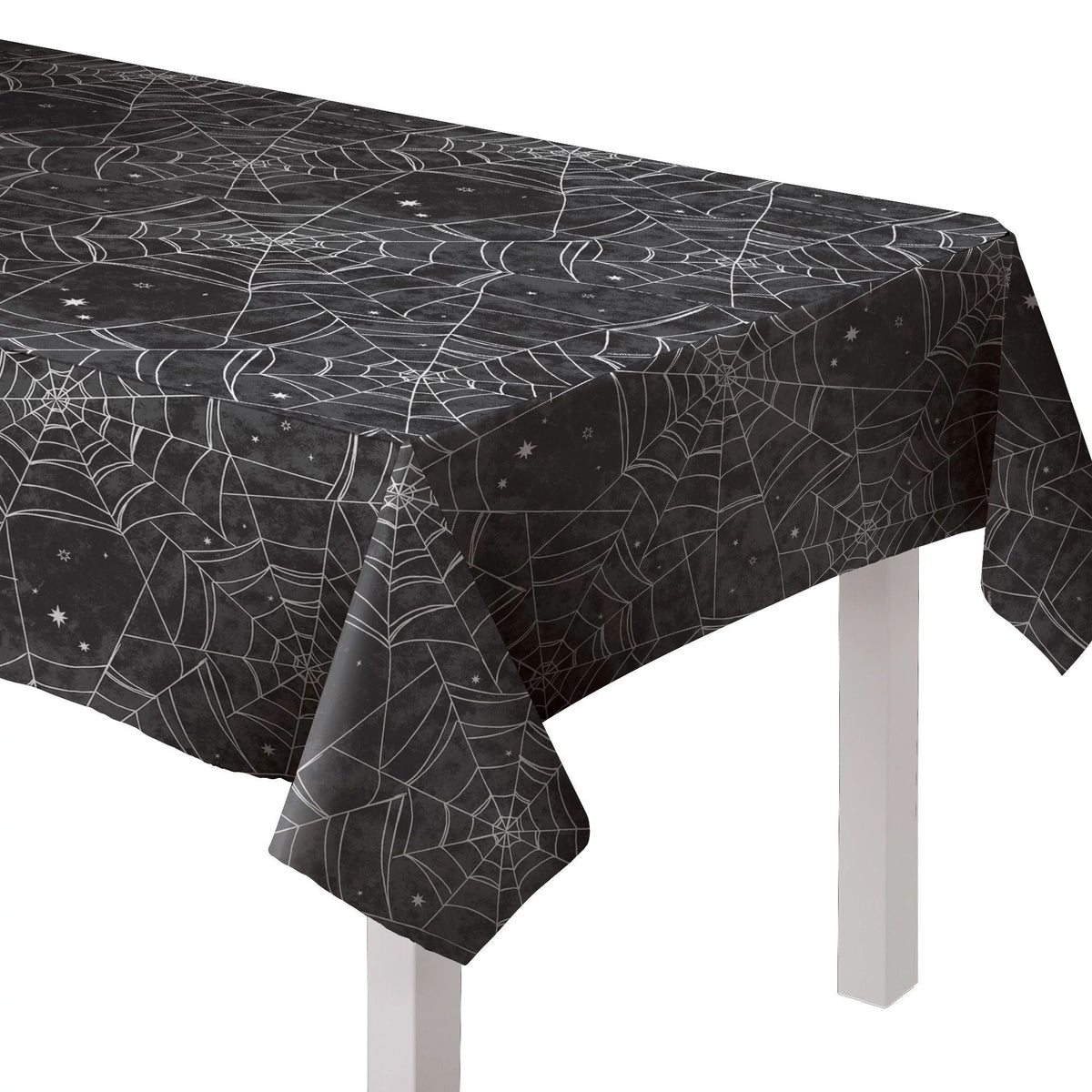 Spiderweb Flannel-Backed Tablecover
