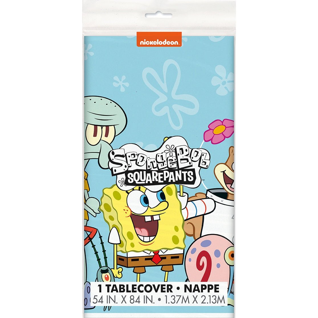 SpongeBob SquarePants Plastic Table Cover 54x84