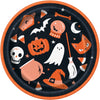 Spooky Spirits 7" Plates, 8 Count