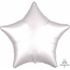 Star-Shaped 19" White Satin Luxe Balloon