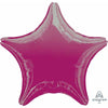 Star-Shaped Foil Balloon 19" in Fuchsia