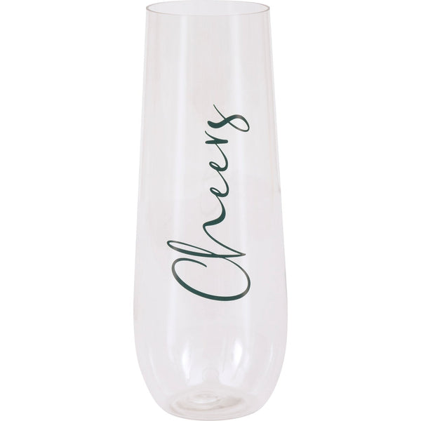 Stemless Wine Glass Cheers