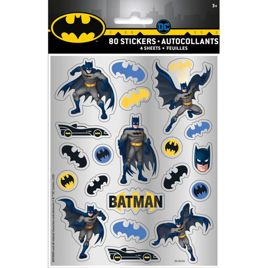 Stickers - Sheet, Batman™, 4 Pack