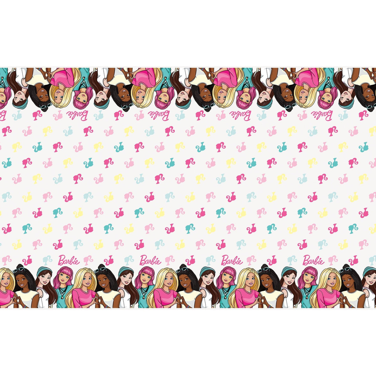 Table Cover - Plastic. Barbie, 54" x 84"