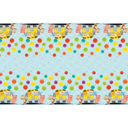 Table Cover - Plastic, Cocomelon, 54 x 84