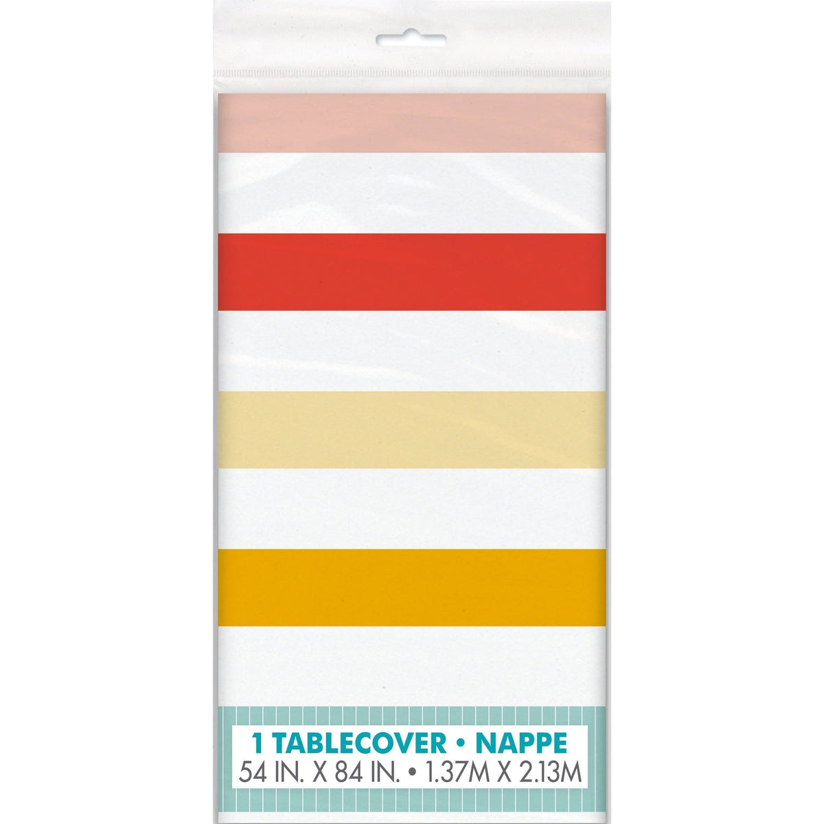 Poolside Summer Rectangular Plastic Table Cover 54" x 84"