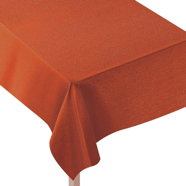 Table Cover - Rust, Metallic, Rectangular, Fabric, 60" x 104"