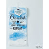Tea Towel," Chanukah Splash", Printed Cotton,15" X 25",