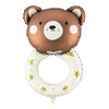 Teddy Rattle Supershape Foil Balloon