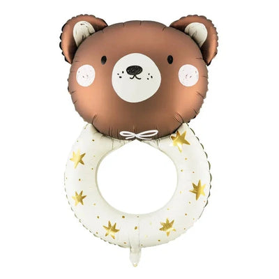 Teddy Rattle Supershape Foil Balloon