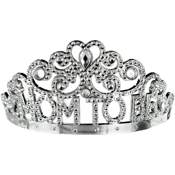 Tiara - Mom To Be, Electroplated Plastic, 7 4/5"
