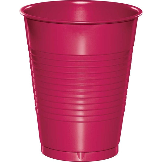 Tumbler 16 oz Plastic 20 Count Hot Magenta