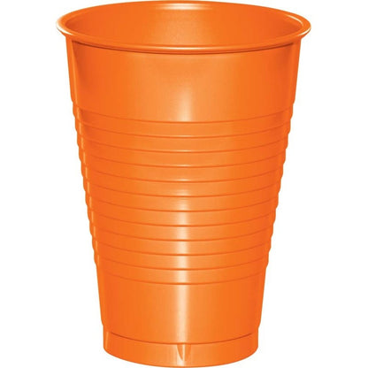 Tumbler Plastic 20 Count Sunkissed Orange