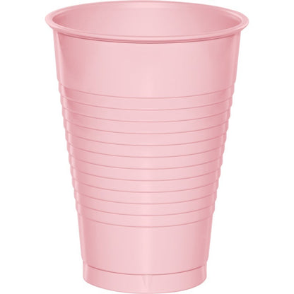 Tumblers 12 oz, Plastic, 20 Count – Classic Pink