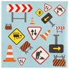 Under Construction Napkins Multicolor