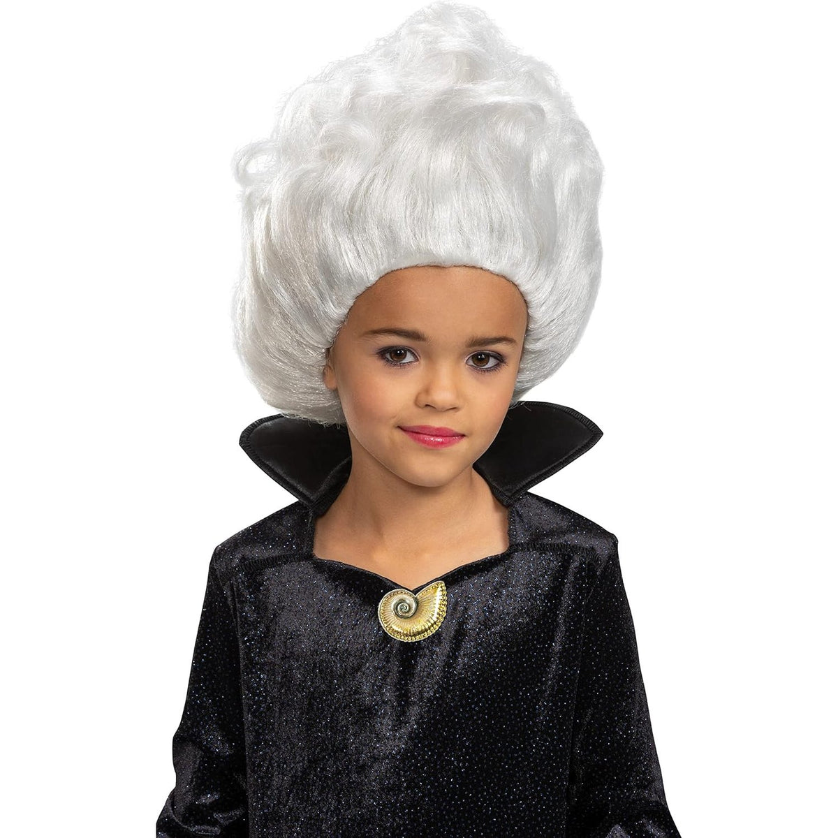Ursula Wig for Kids, Official Disney The Little Mermaid Live Action Costume Headpiece, One Size