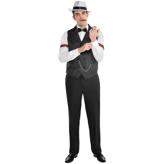 Vest - Roaring 20s Gangster, Large / X-Large