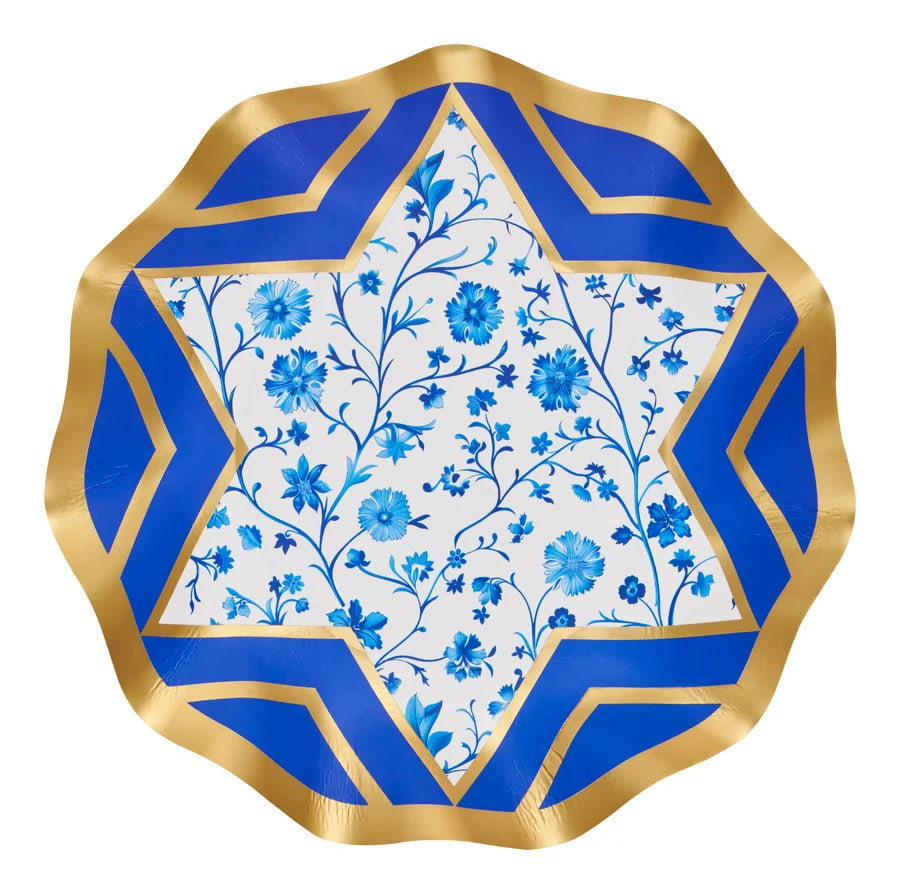 Hanukkah Wavy Appetizer Bowls