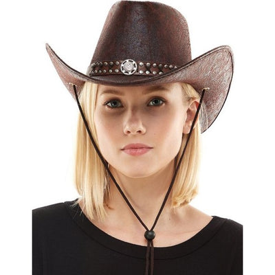 Western Cowboy Hat Brown