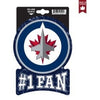 Winnipeg Jets #1 Fan Sticker