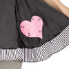 Women's Broken Doll Adult Costume, Black/White, Medium/Large Med 10-14