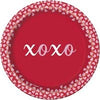 XOXO Valentine's Day 7" Dessert Plates 8 Count
