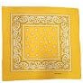 Yellow Paisley Bandana