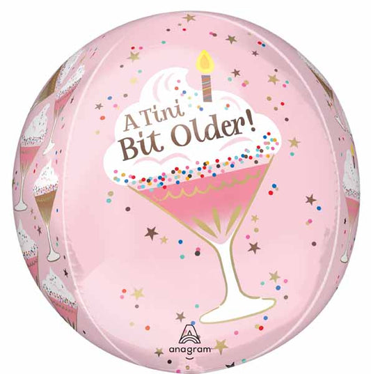A Tini Bit Older Birthday Balloon Orbz 16"