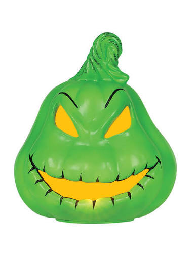 Nightmare Before Christmas Oogie Boogie Light-Up Pumpkin 3.5"