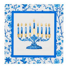 Hanukkah Cocktail Napkin, 3 Ply, 26 per Package