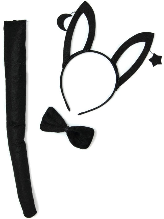 Adult's Black Cat Costume Accessory Kit