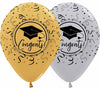 Congrats Grad 11" Sempertex Printed Balloons, 50/Bag
