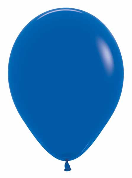 11" Royal Blue Sempertex Latex Balloons, 50/Bag
