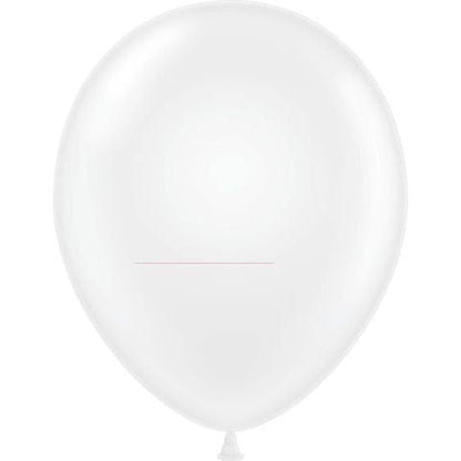 11" Tuftex Balloons 100 Per Package Clear