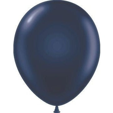 11" Tuftex Balloons 100 Per Package Naval Navy Blue