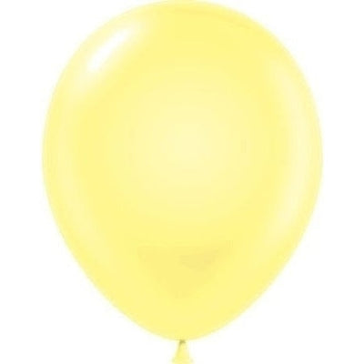 11" Tuftex Balloons 100 Per Package Pearl Yellow