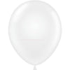 11" Tuftex Balloons 12 Per Package Clear