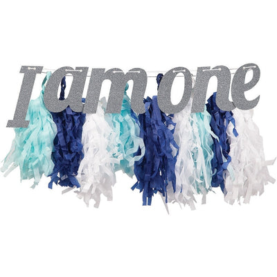 1St Birthday Blue High Chair Decoration