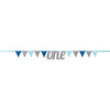 1St Birthday Blue Pennant Banner