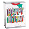 3D Birthday Medium Bag W/ Gift Tag