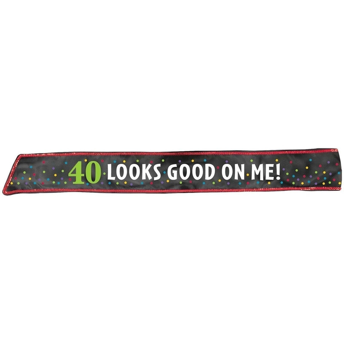 40Th Birthday Fabric Sash