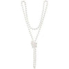 48" Pearl Necklace Flapper Beads