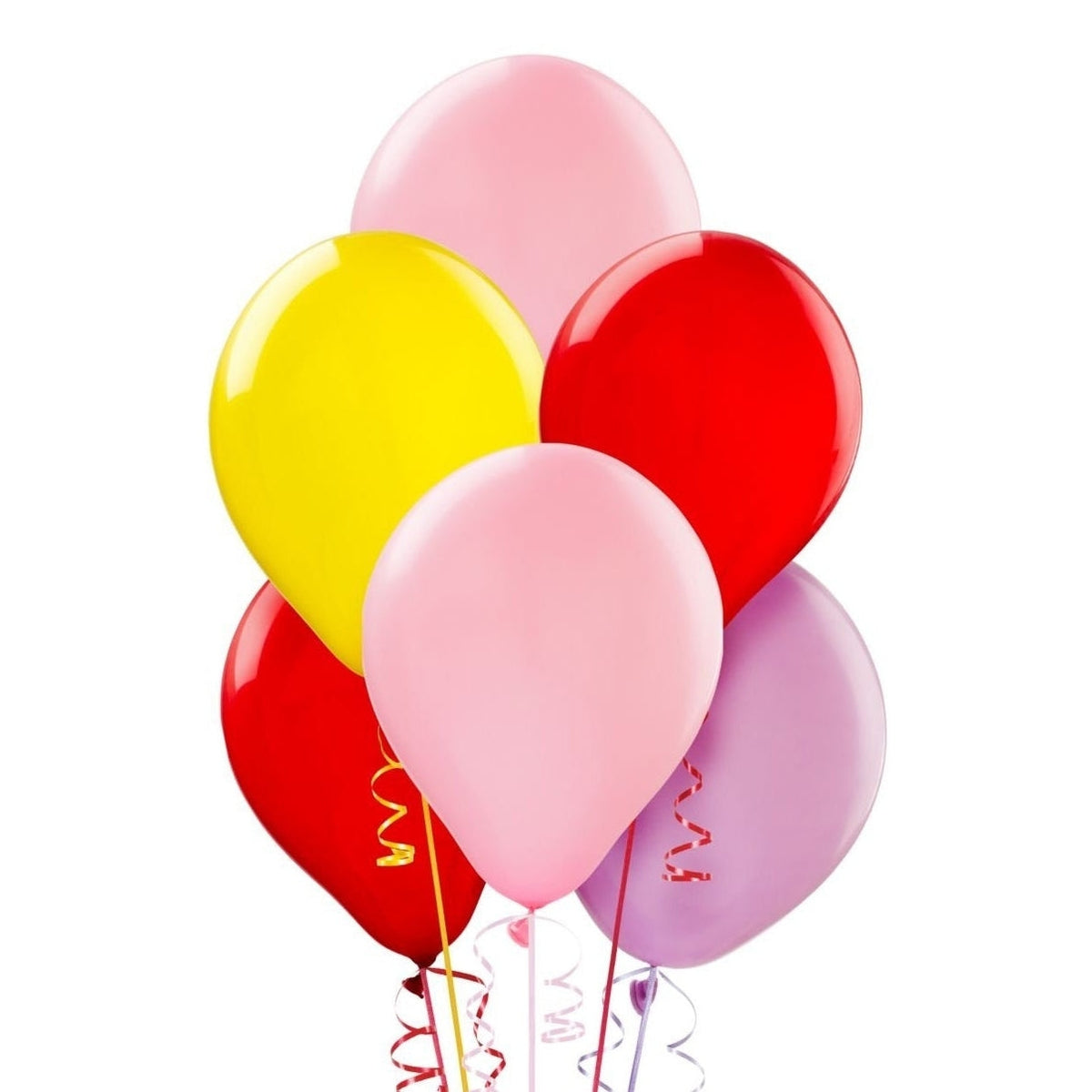 Assorted 9" Solid Color Latex Balloons, 20 Count