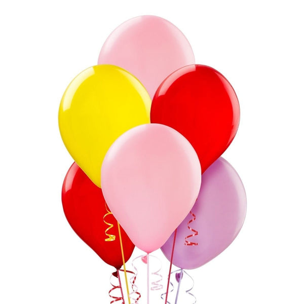 Assorted 9" Solid Color Latex Balloons, 20 Count