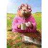 Avanti Morning Ground Hog Almost Funny Greeting Card