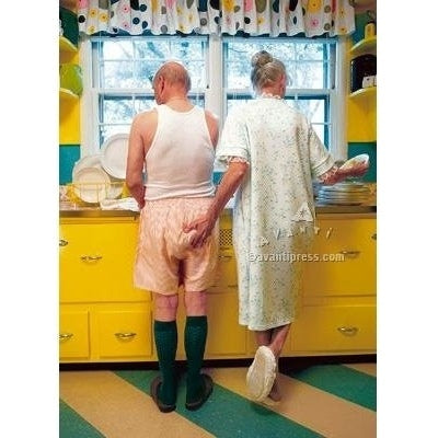 Avanti Woman Goosing Husband Romantic Birthday Greeting Card