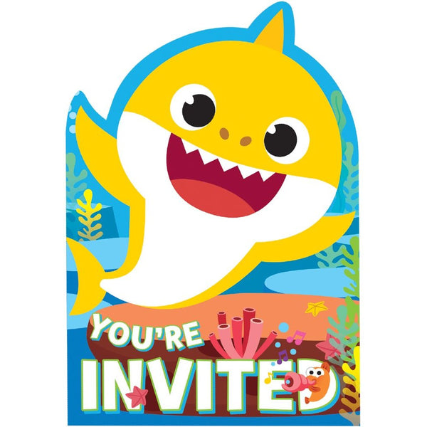 Baby Shark Invitations