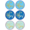 Baby Shower Sticker Seals - Boy